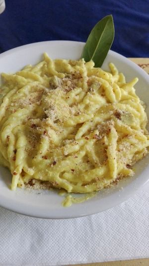 Carbonara pasta. So creamy and perfect! at Veg and Veg in Turin