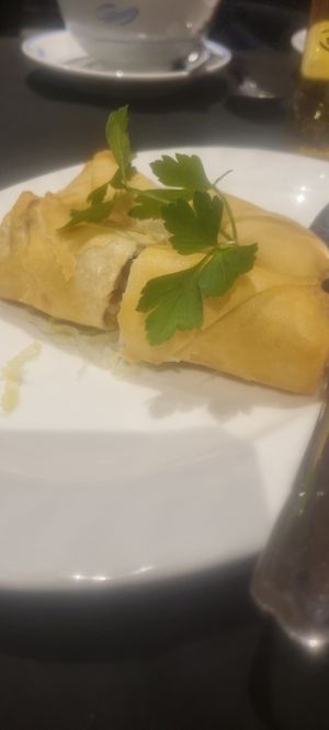 Vegetable pancake rolls at China Rose in Bawtry