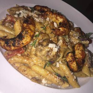 Cajun Schrimp Alfredo pasta at VeegMe - Maybe closed in Temecula