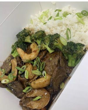 Beaf & Broccoli w/ rice at VeegMe - Maybe closed in Temecula