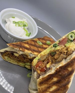 Breakfast burrito w/ sour cream  at VeegMe - Maybe closed in Temecula