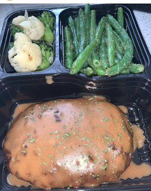 Chopped stake, green beans, cauliflower & broccoli  at VeegMe - Maybe closed in Temecula