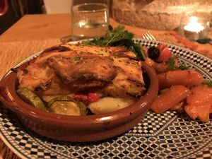 A’gratin veggies at La Triskalla in Essaouira
