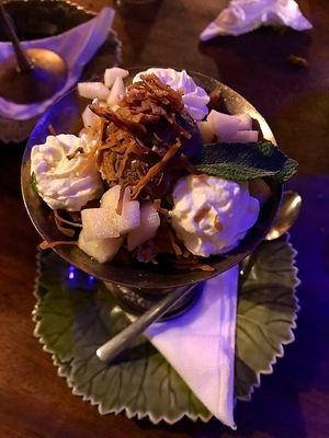 Dessert at La Triskalla in Essaouira