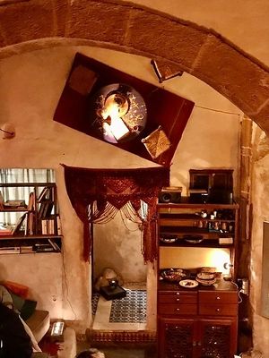 Interior  at La Triskalla in Essaouira