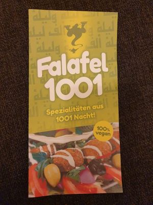 100% Vegan at Falafel 1001 in Oberhausen