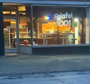 Laden von Außen at Falafel 1001 in Oberhausen