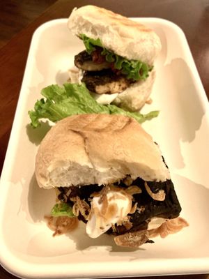 Portobello Sliders at CORE, vegan market & bistro in Safety Harbor