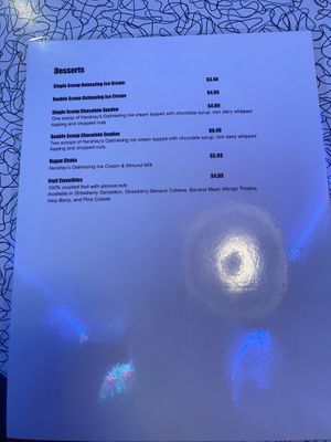 Menu 2 at Hot Rods 50's Diner in Alcoa