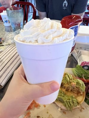 Vegan smoothie  at Hot Rods 50's Diner in Alcoa