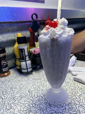 Oat milk cookies & cream shakee  at Hot Rods 50's Diner in Alcoa