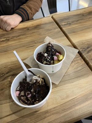 Biscoff/choc&caramel/vanilla at Swirl'd in Brunswick