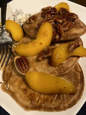 Yummy pancakes 😋 at LesbiVeggies in Woodbury