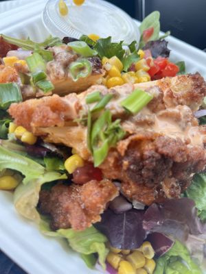 Blackened Cajun Cauliflower Salad   at LesbiVeggies in Woodbury