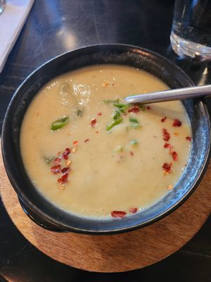 Potato Leek Soup at LesbiVeggies in Woodbury
