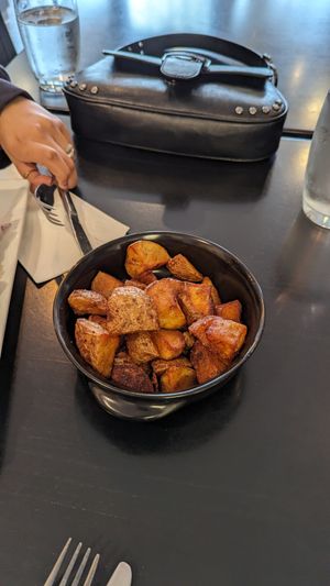 Truffle potatoes at LesbiVeggies in Woodbury