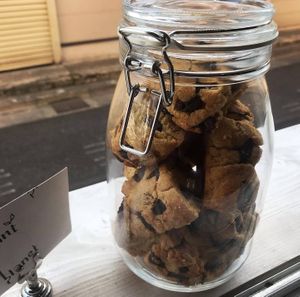 Vegan and Gluten Free Chocolate Chip Scone! Very moist and delicious. at PLANT PLANET in Tokyo