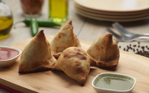 Veg Stuffed Samosas at Pizza Twist in Concord