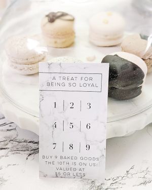 Loyalty program for our baked goods. at This Stop Is Willoughby - Vegan Shoppe in Dover