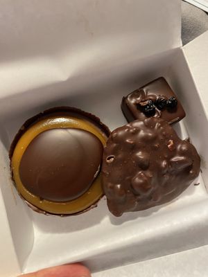 Perfect duo, blueberry mainer, and lavender blue at Divine Treasures in Manchester