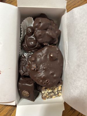 Assorted chocolates  at Divine Treasures in Manchester