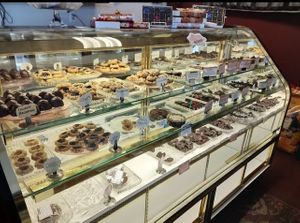 Many vegan & gluten free sweets  at Divine Treasures in Manchester