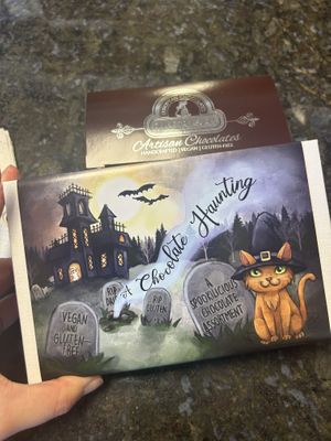 Chocolate boxes at Divine Treasures in Manchester