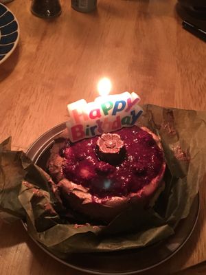 Had a lovely chocolate ice cream cake here for my birthday! at Divine Treasures in Manchester