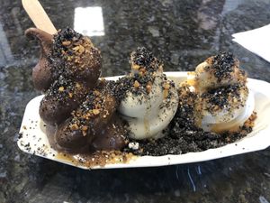 Soft serve ice cream  at Divine Treasures in Manchester