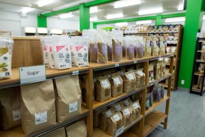 Bulk dry goods  at Simply Organic in Tauranga