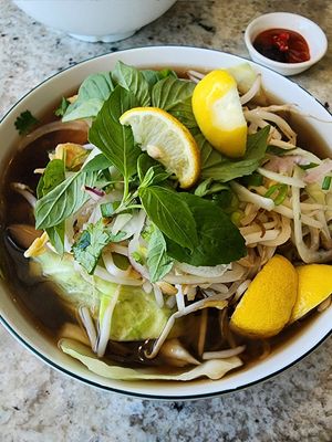 Vegan pho at Eat Fuh in Chatswood