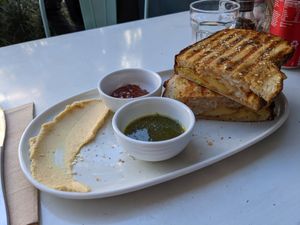 Best toastie I have ever eaten at Milk Crate in Waterloo