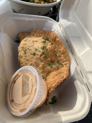 Empanada  at Roasted and Raw in Oakland