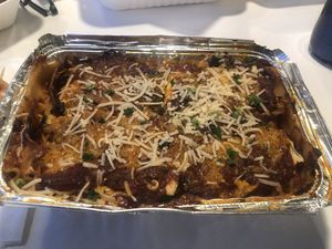 Zucchini Lasagna   at Roasted and Raw in Oakland