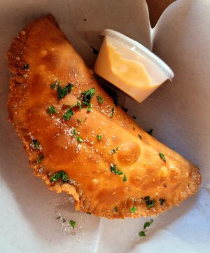 Empanada at Roasted and Raw in Oakland