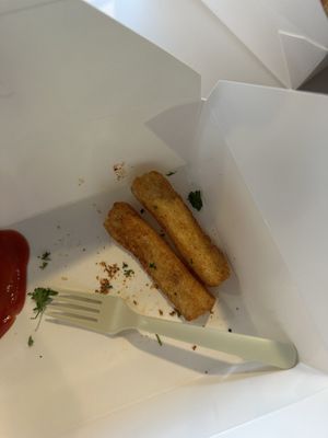 I def 4got 2 take a pic until I had 2 fries left 😳  at Roasted and Raw in Oakland