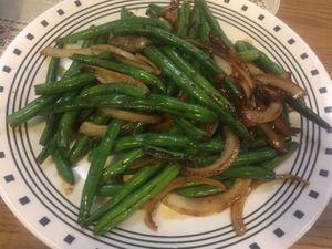 some of the best green beans anywhere at Uncle Wong's in El Cerrito