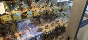 Vegan cookie selection at Tong Ta & Tawan Bakery in Chiang Rai