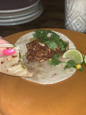 Jackfruit tacos at Element Bar in Coffs Harbour