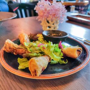 🌱 VEGAN SPRING ROLLS
🌱 VEGAN: YES
🌾 GLUTEN: NO
🌰 NUTS: NO
🥜 SOY: NO
💰 €5.50
🤷🏻‍♀️ ORDER AGAIN: YES at Mai Garden in Offenburg