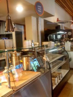 Inside at Baked Cafe in Whitehorse