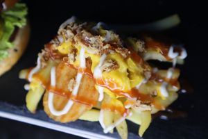 Mojo jojo at Chilla Gorilla in Davao City