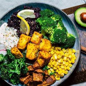 Energy Buddha with tofu at Be Mine Bar & Bistro in Helsinki