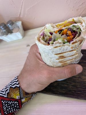 jack fruit wrap  at Be Mine Bar & Bistro in Helsinki