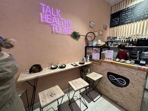 Her take on “talk dirty to me” 😉  at Be Mine Bar & Bistro in Helsinki