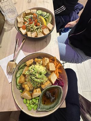 Super healthy vegan grub   at Be Mine Bar & Bistro in Helsinki