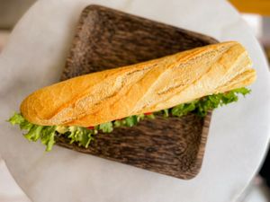 Vegan Mayo TOONA Baguette at Be Mine Bar & Bistro in Helsinki