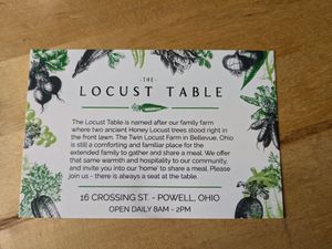  at The Locust Table in Powell