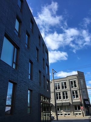 Side rear exterior view.  at Leavened in Cleveland