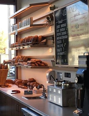 Fresh bread at Leavened in Cleveland